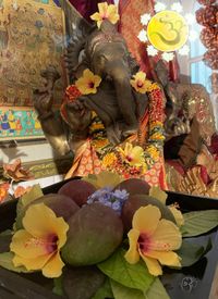 Heramba Sankashti 2022 giving my offering to Ganesha