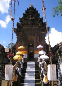 Pura Penataran Agung Sidembunut - Bangli is decorated for the aniversary (Upacara Odalan)