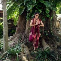 Vrikshasana with Anjali Mudra (Bali Island)